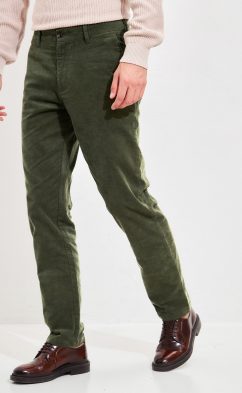 Брюки вельвет Р321-0800 d.khaki