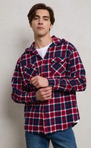 Рубашка фланель P321-0480 red