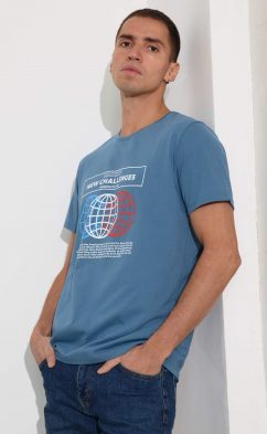 Футболка P411-06-821 denim