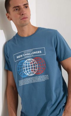 Футболка P411-06-821 denim