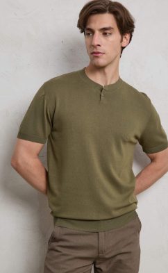 Футболка-поло P411-1559 khaki