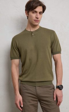 Футболка-поло P411-1559 khaki