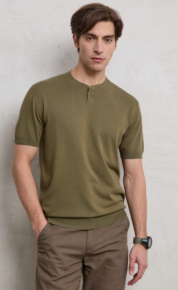 Футболка-поло P411-1559 khaki