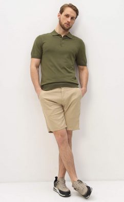 Футболка-поло P411-1560 khaki