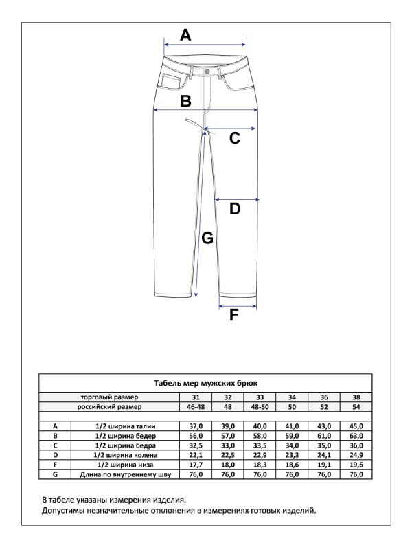 Брюки лен P411-0865 d.blue