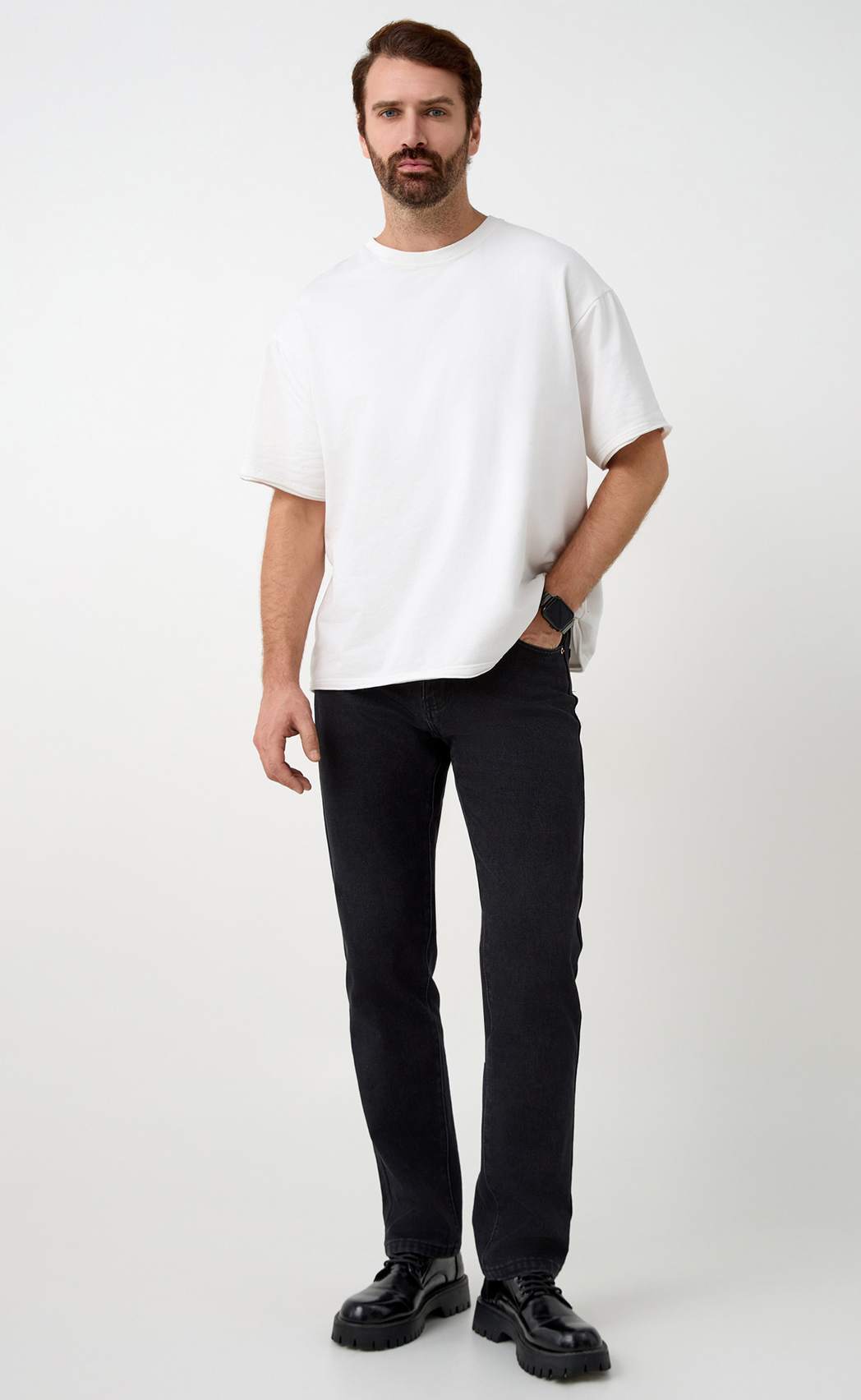 Джинсы утепл  P121-0152W black