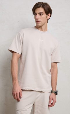 Футболка P411-0583 beige