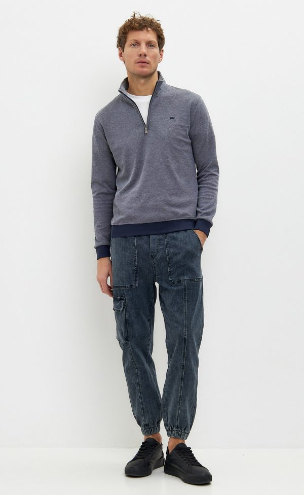 Поло д/р F411-07-9136 grey