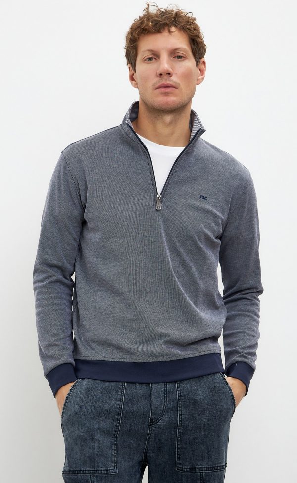 Поло д/р F411-07-9136 grey