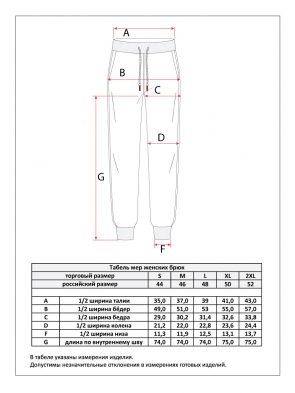 Брюки спорт P422-0801-2 mint