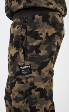 Брюки спорт F411-0891 khaki camo