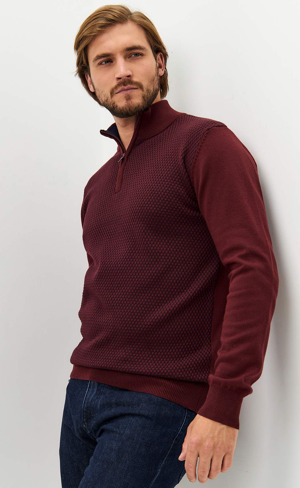 Джемпер F121-15-12032 bordo