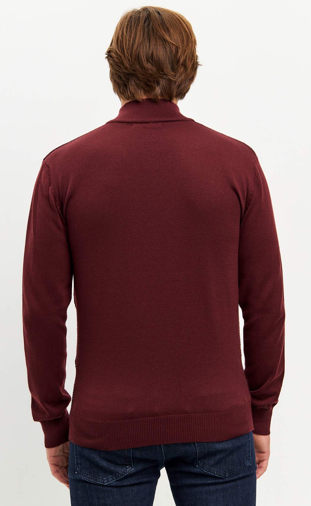 Джемпер F121-15-12032 bordo