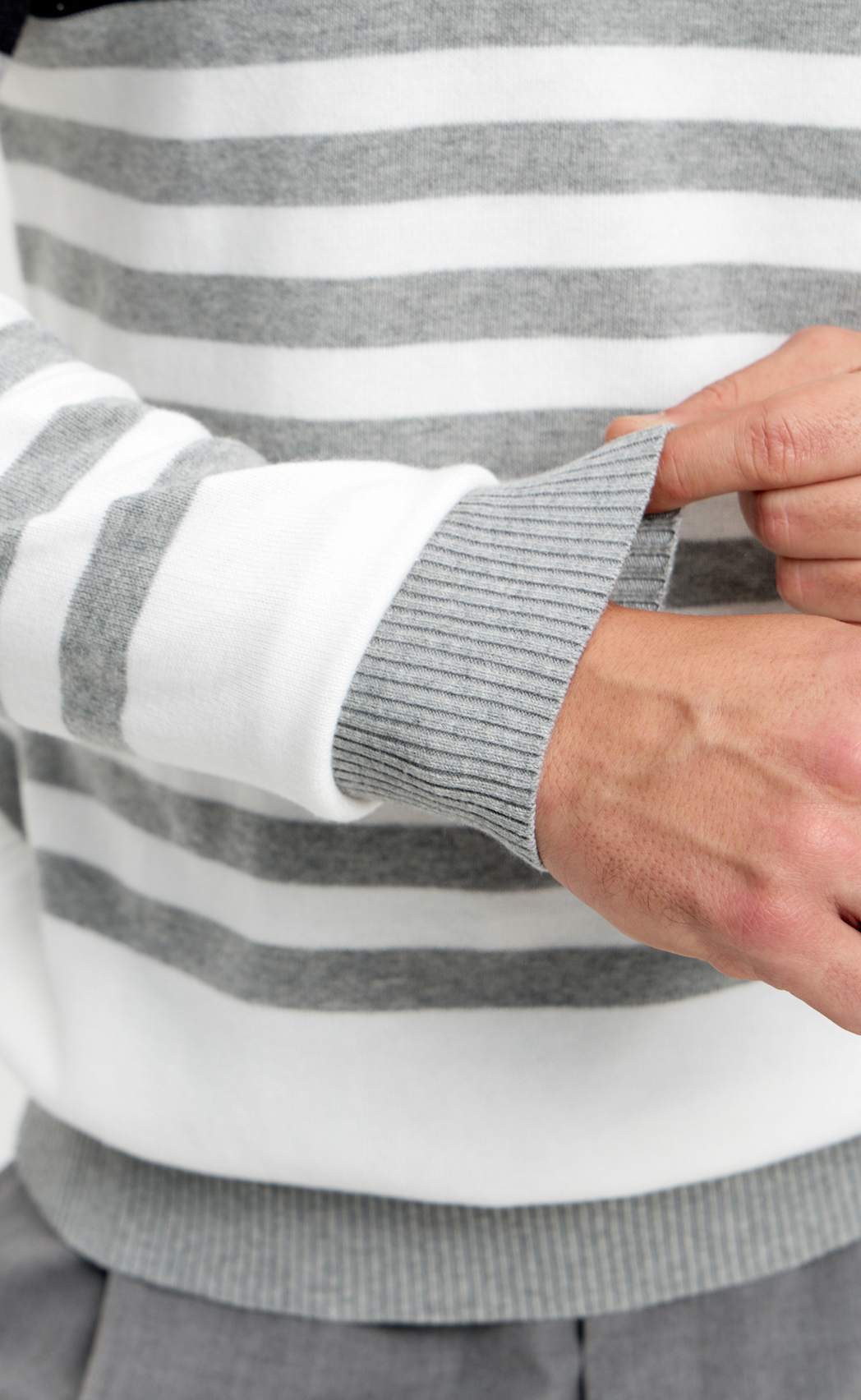 Джемпер F421-1549 grey melange