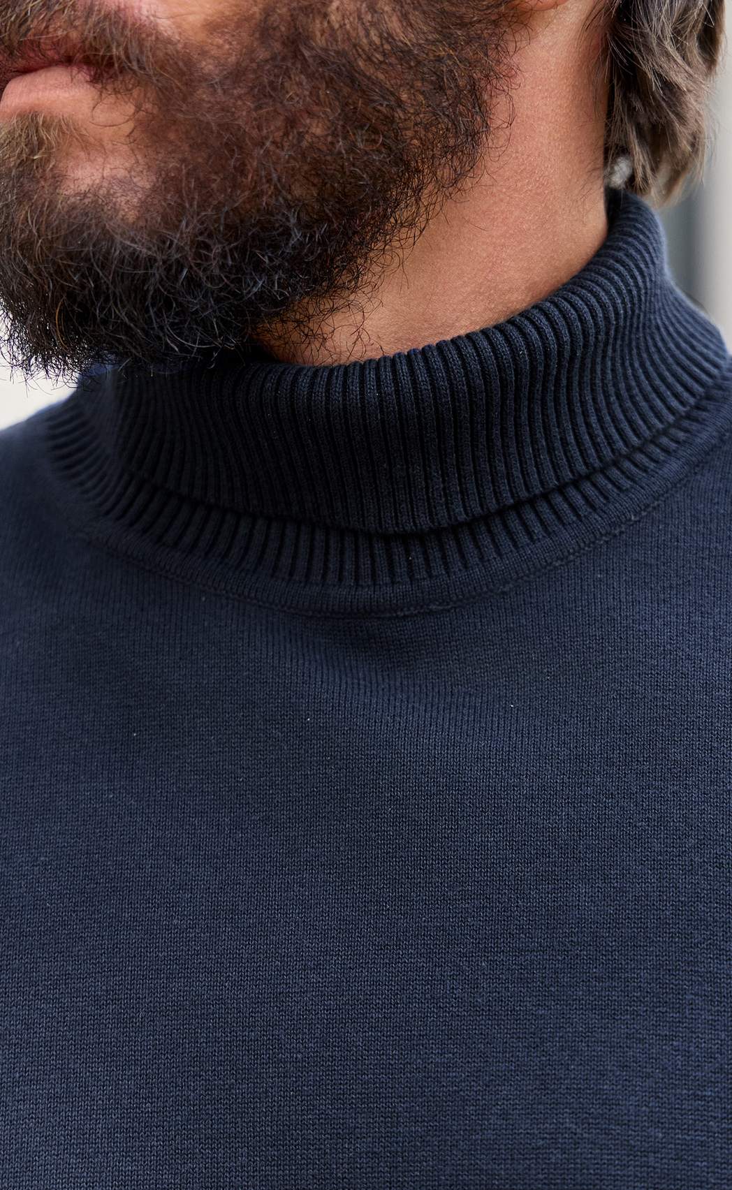 Водолазка F421-1532 d.blue