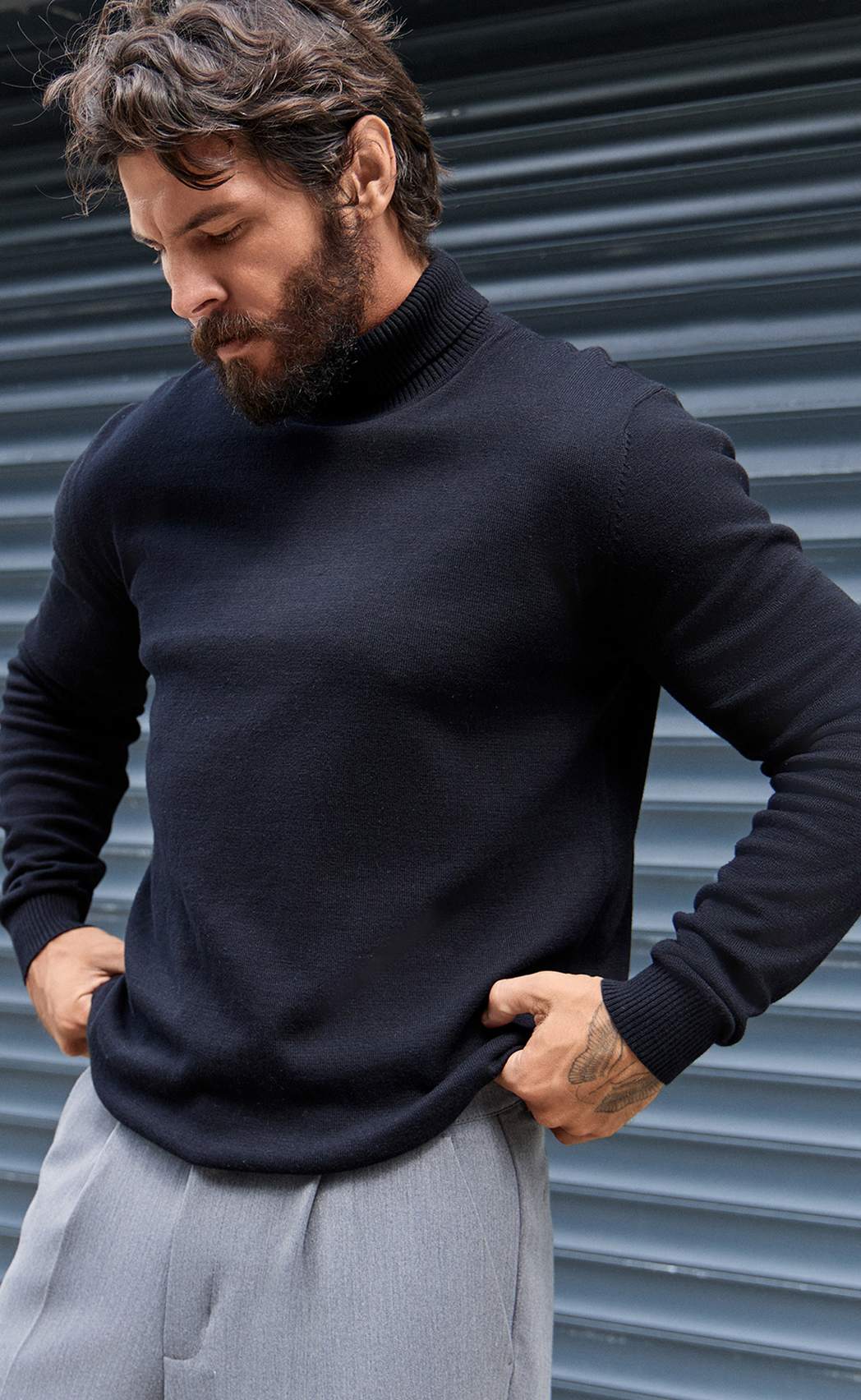 Водолазка F421-1532 black