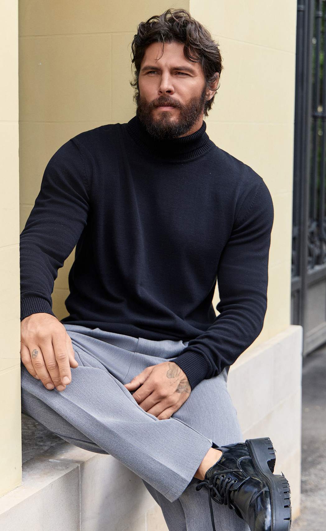 Водолазка F421-1532 black