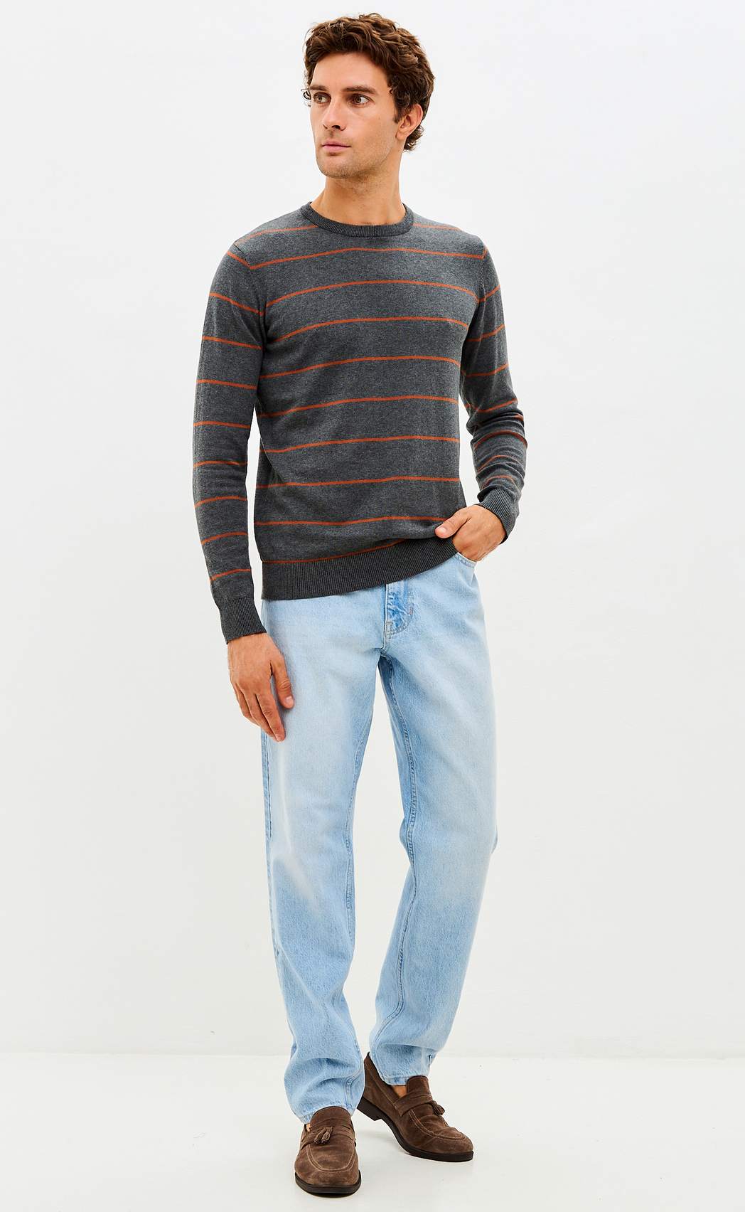 Джемпер F421-1547 d.grey