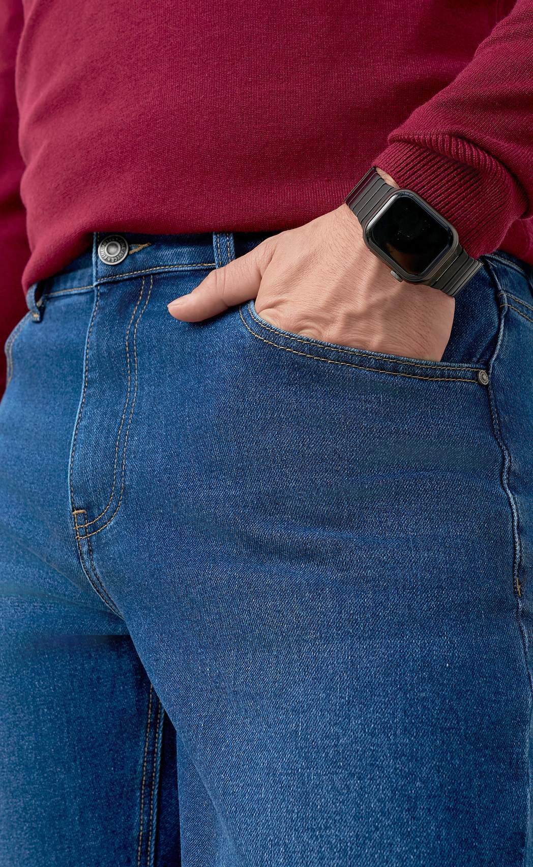 Джинсы F421-0170R d.blue