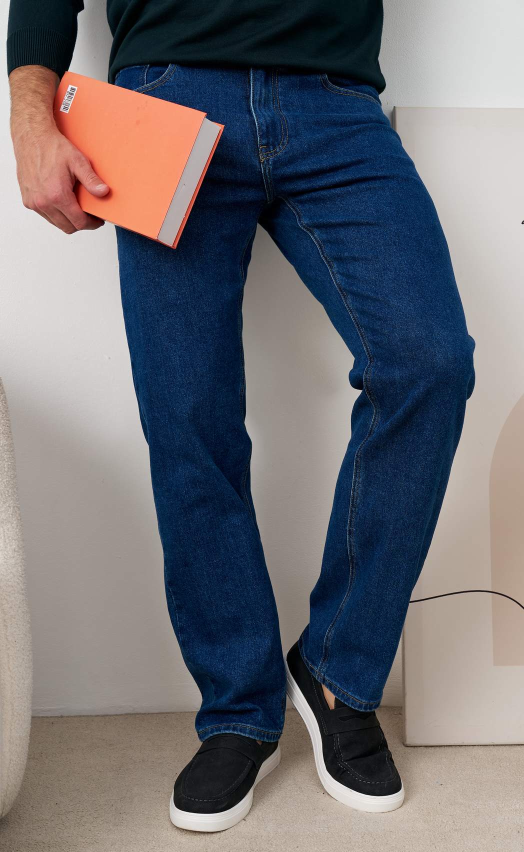 Джинсы F421-0170R middle blue