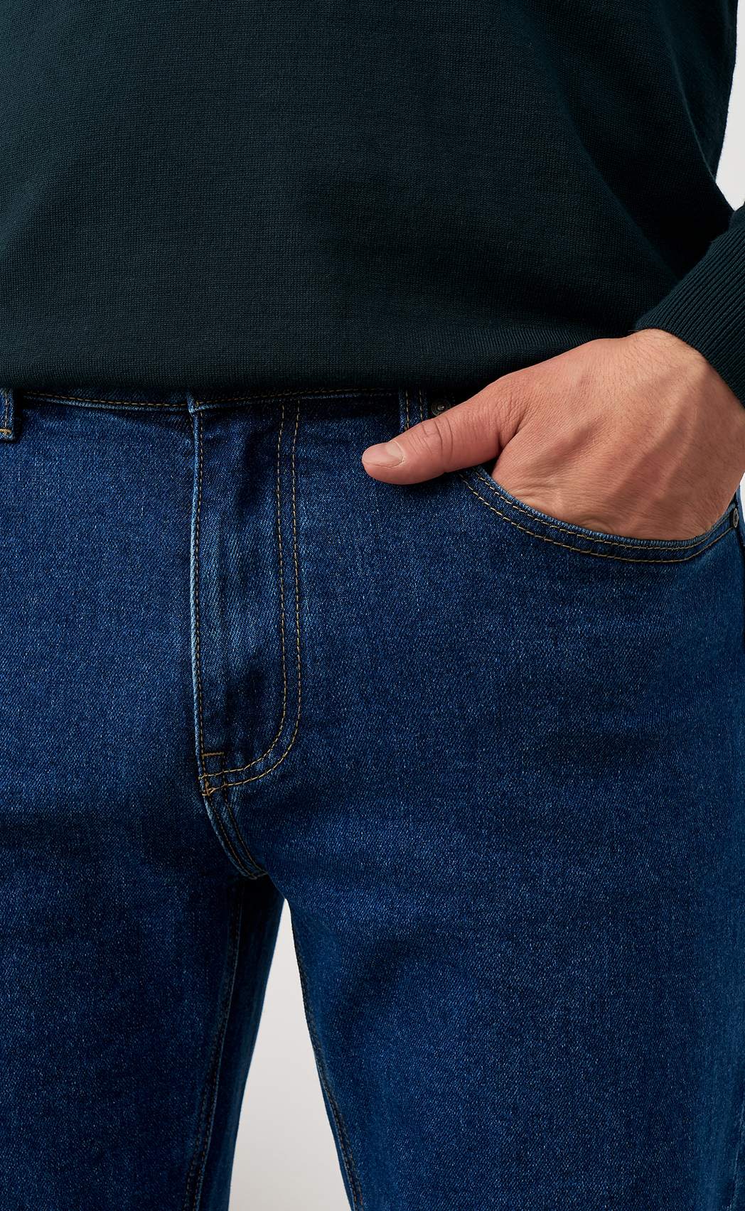 Джинсы F421-0170R middle blue