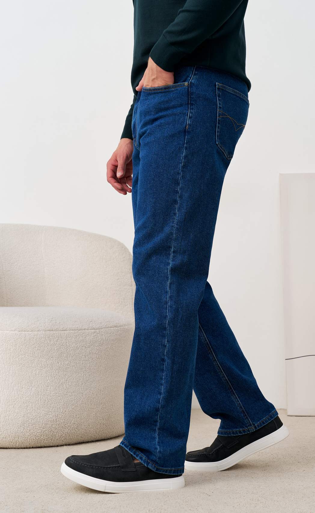 Джинсы F421-0170R middle blue