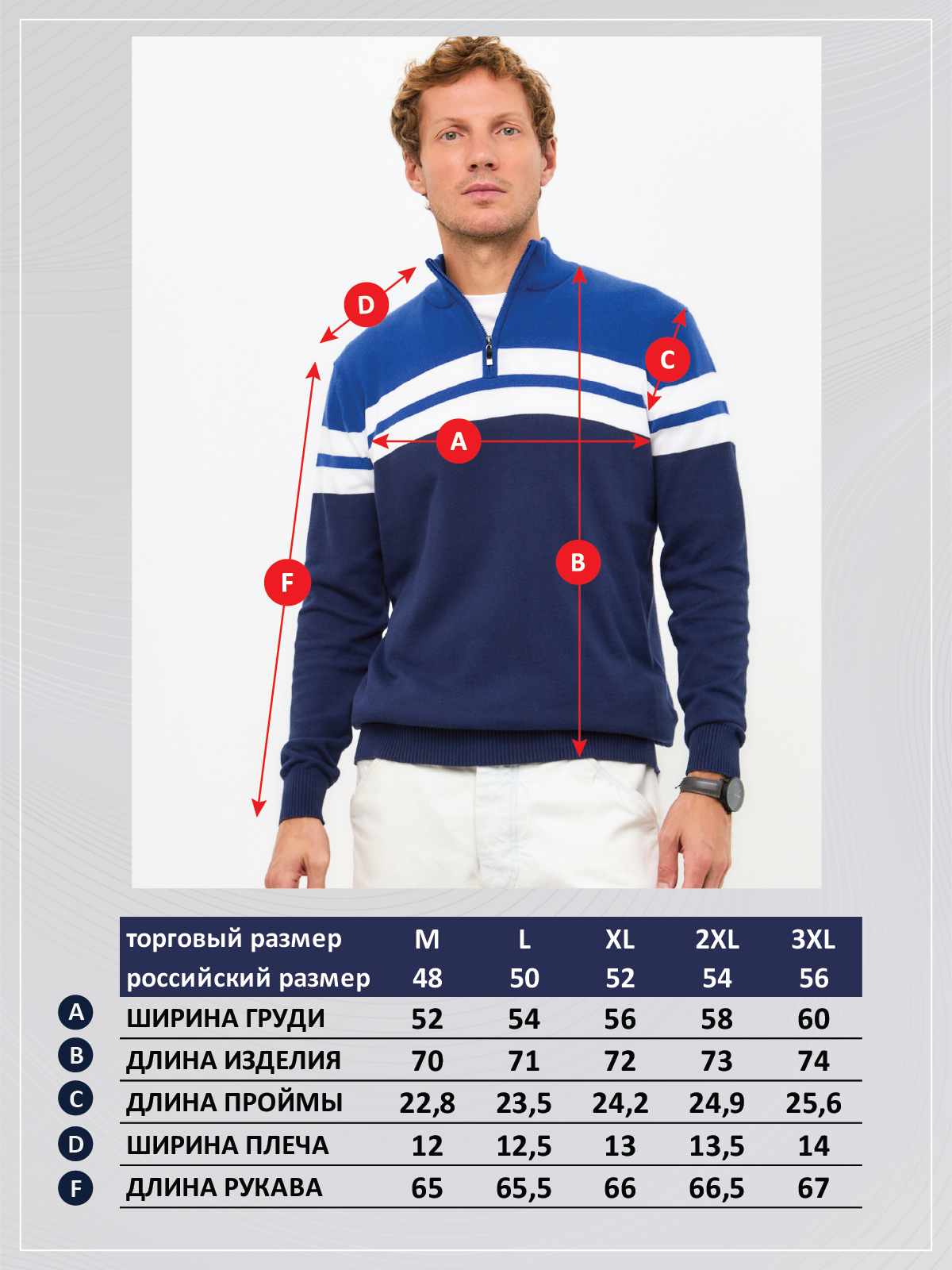 Джемпер P421-1562 d.blue