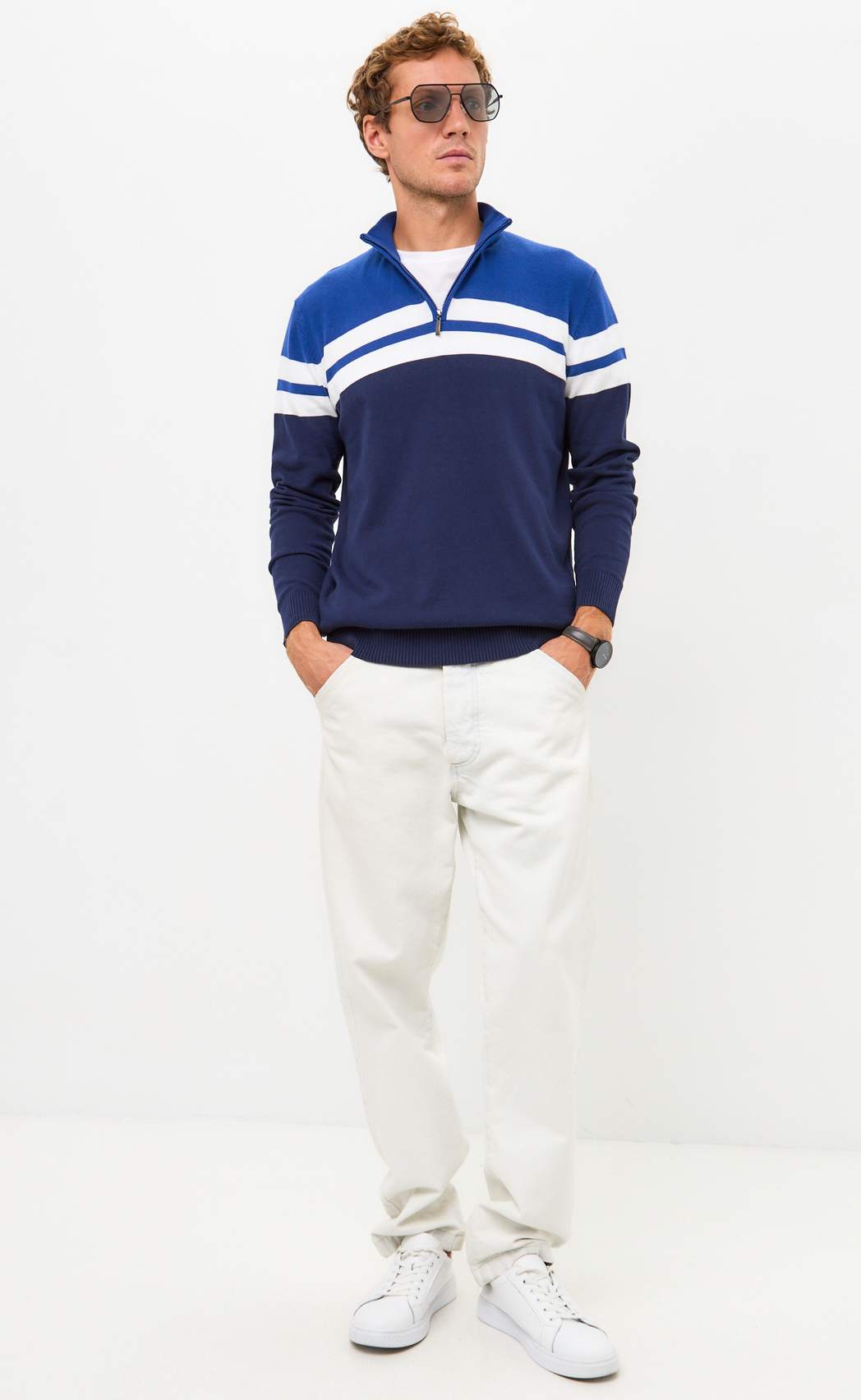 Джемпер P421-1562 d.blue