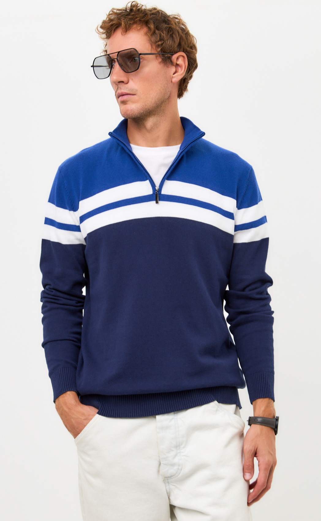 Джемпер P421-1562 d.blue