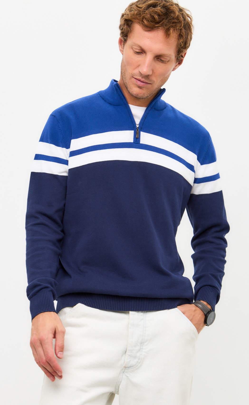 Джемпер P421-1562 d.blue