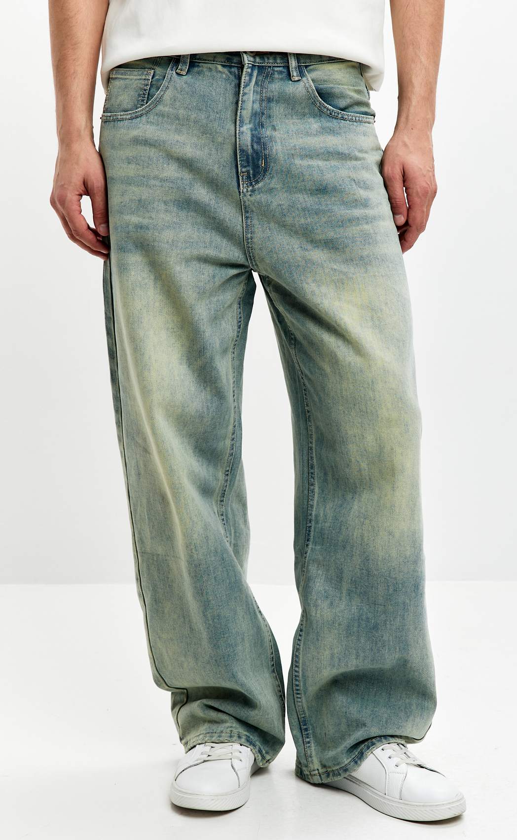 Джинсы муж. K8888 blue-green