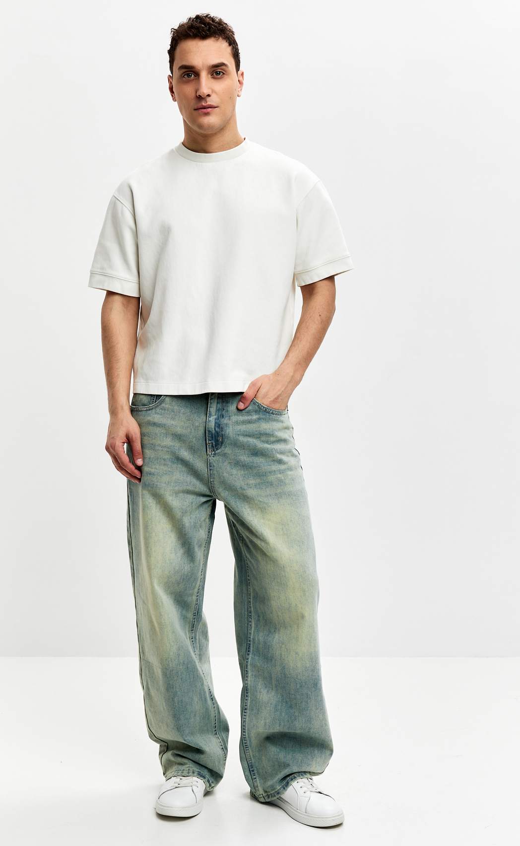 Джинсы муж. K8888 blue-green