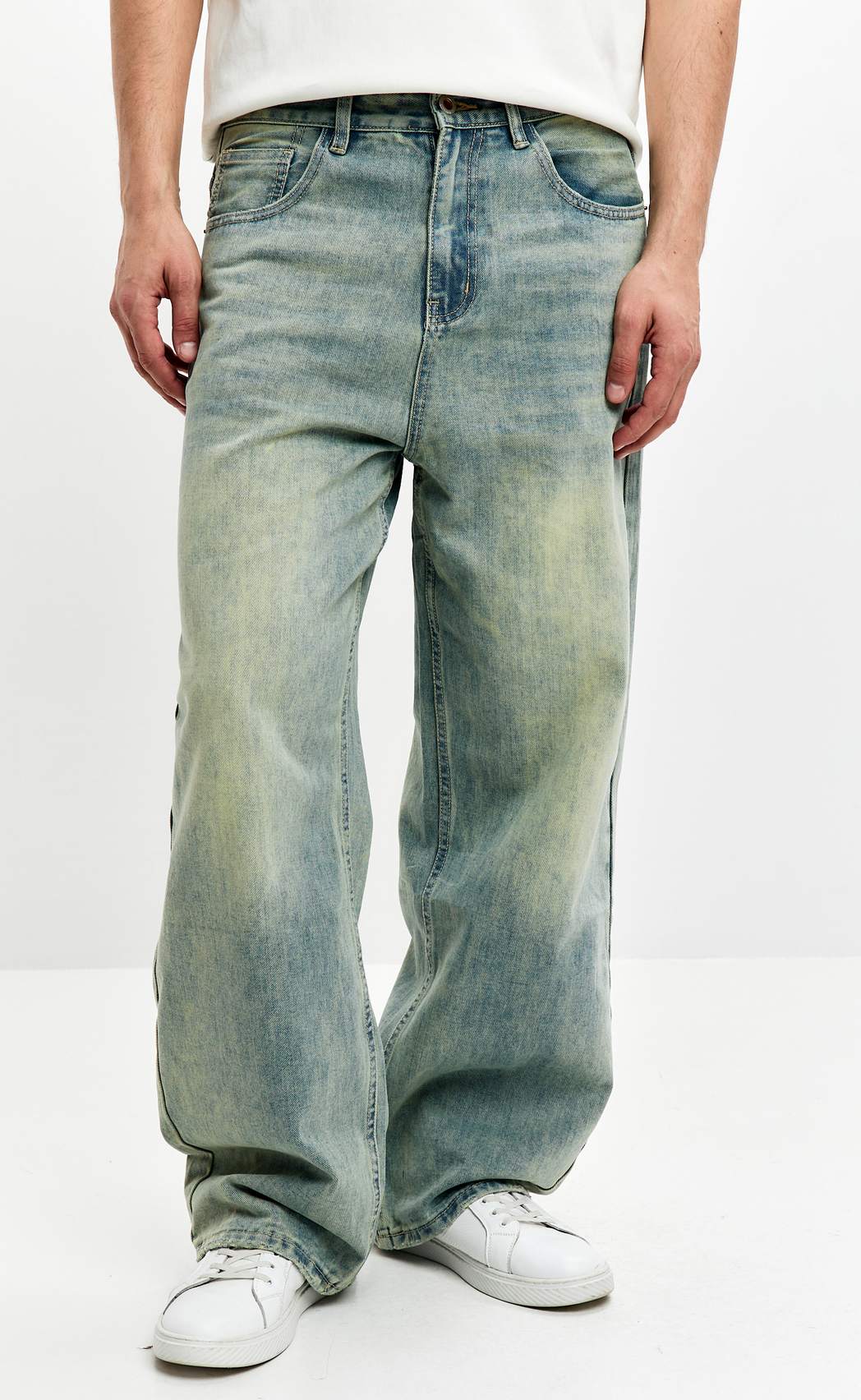 Джинсы муж. K8888 blue-green