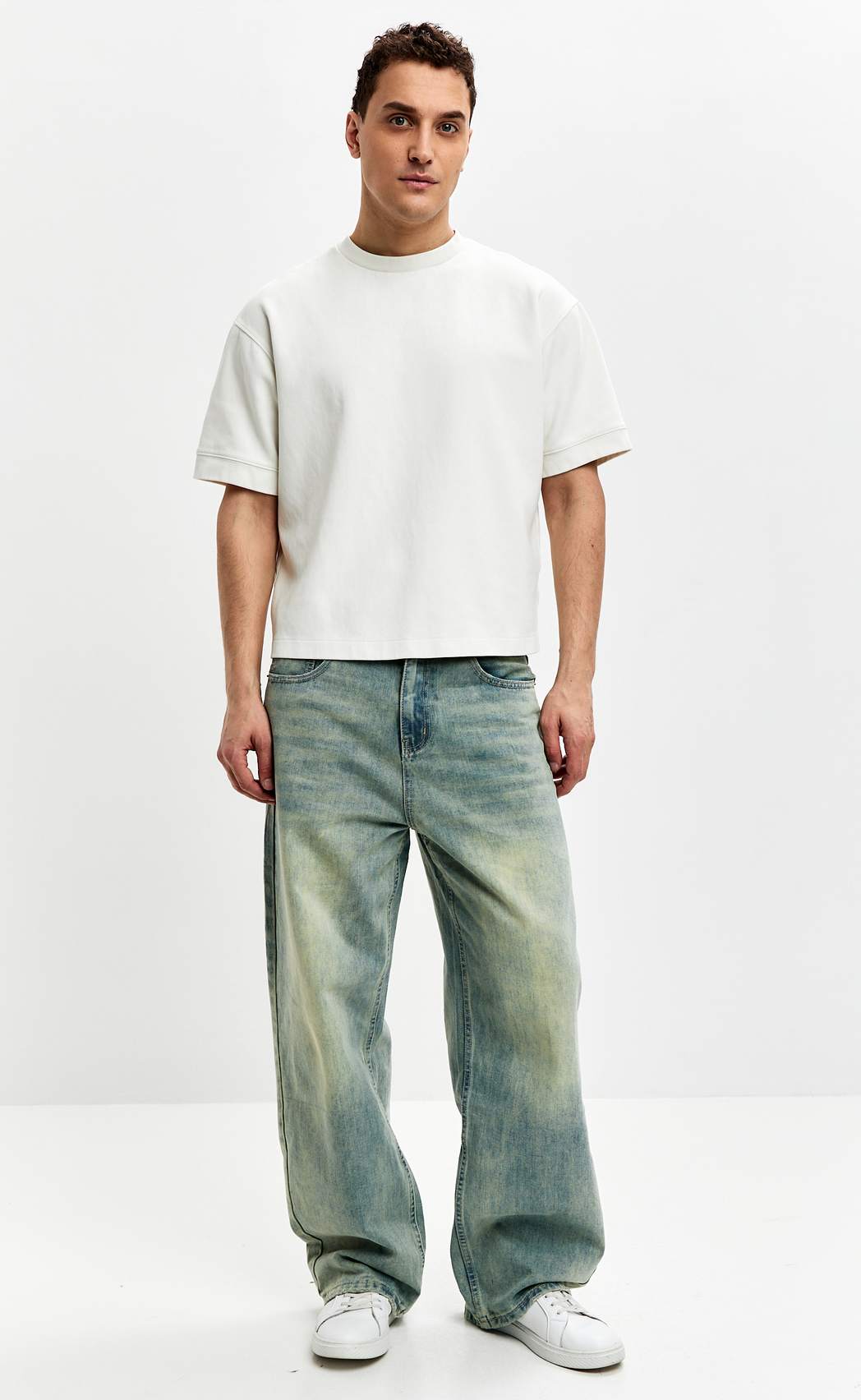 Джинсы муж. K8888 blue-green