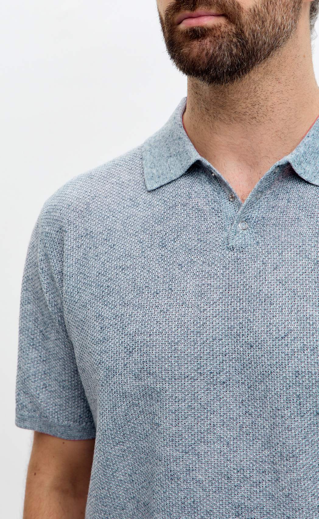 Футболка лен F011-06LN l.blue
