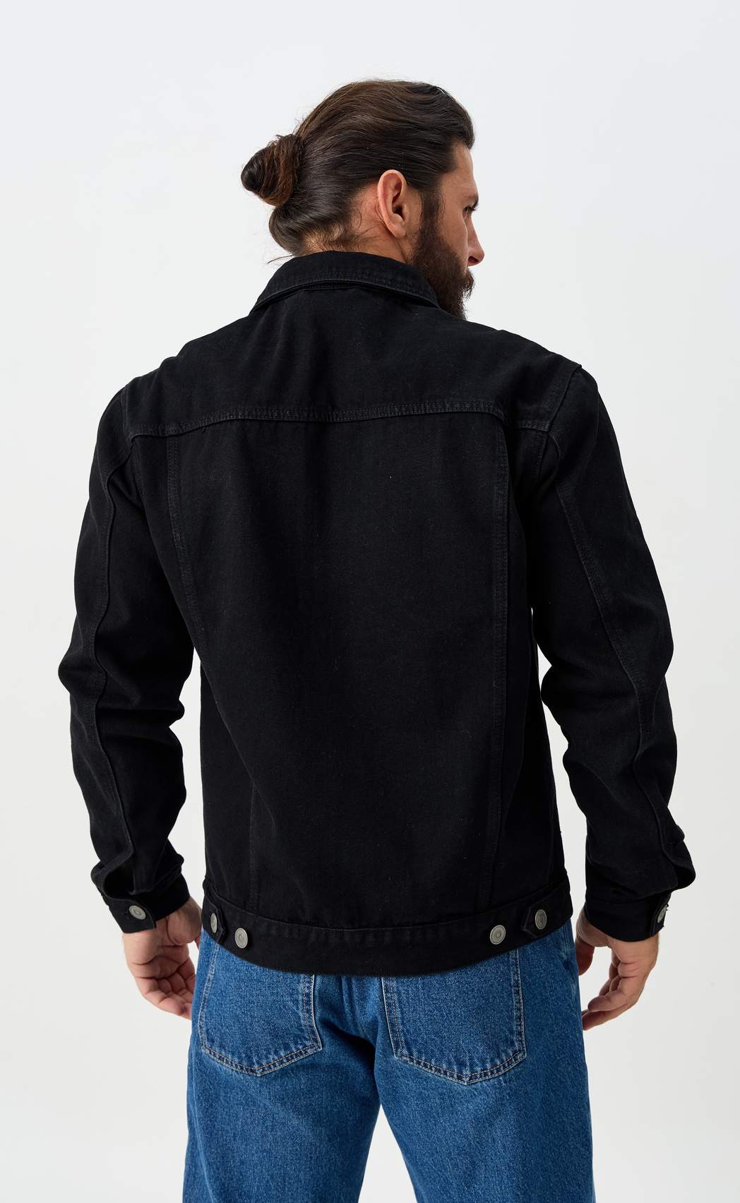 Куртка джинс P011-1336Rus black