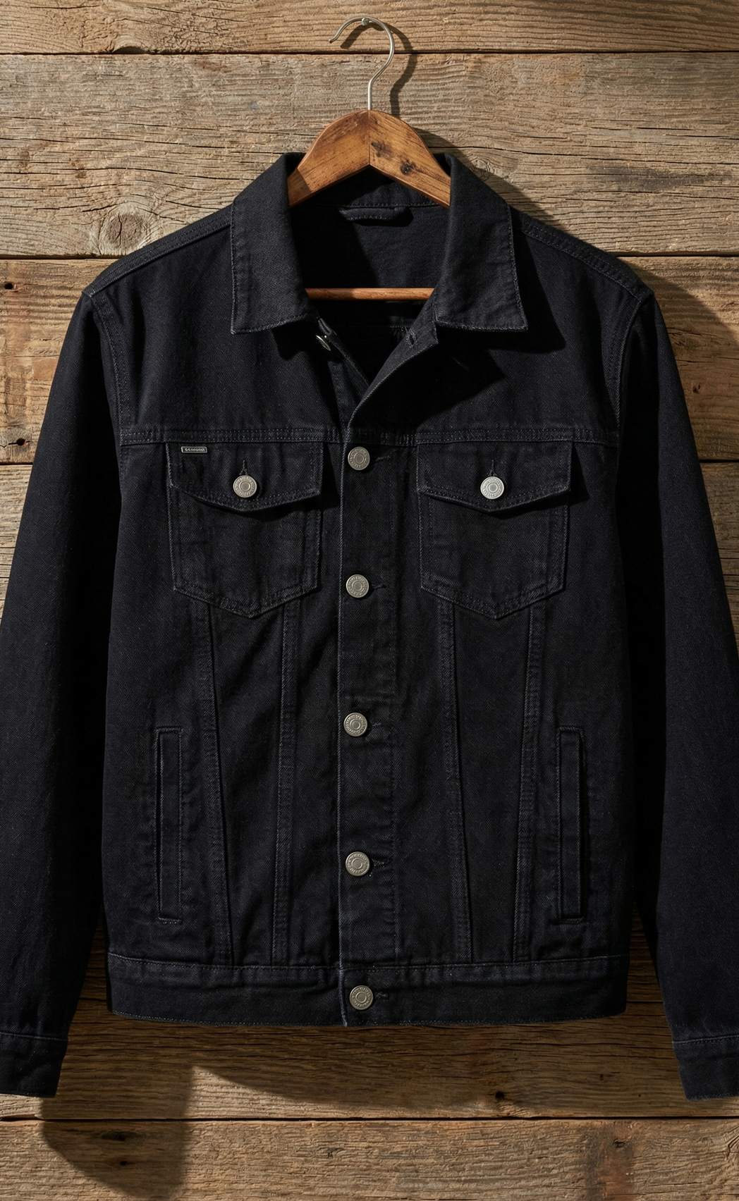 Куртка джинс P011-1336Rus black