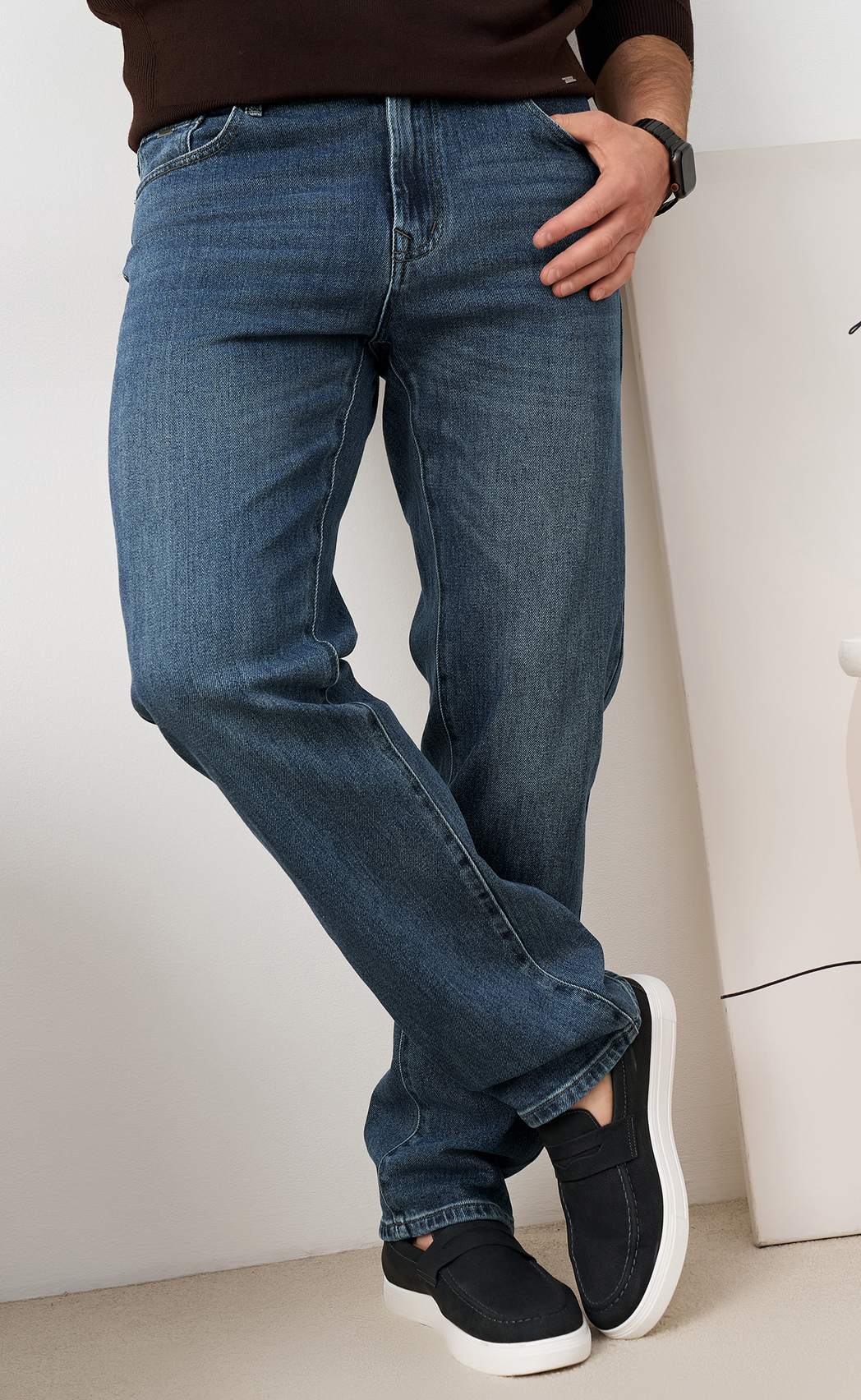 Джинсы P511-0162R m.blue