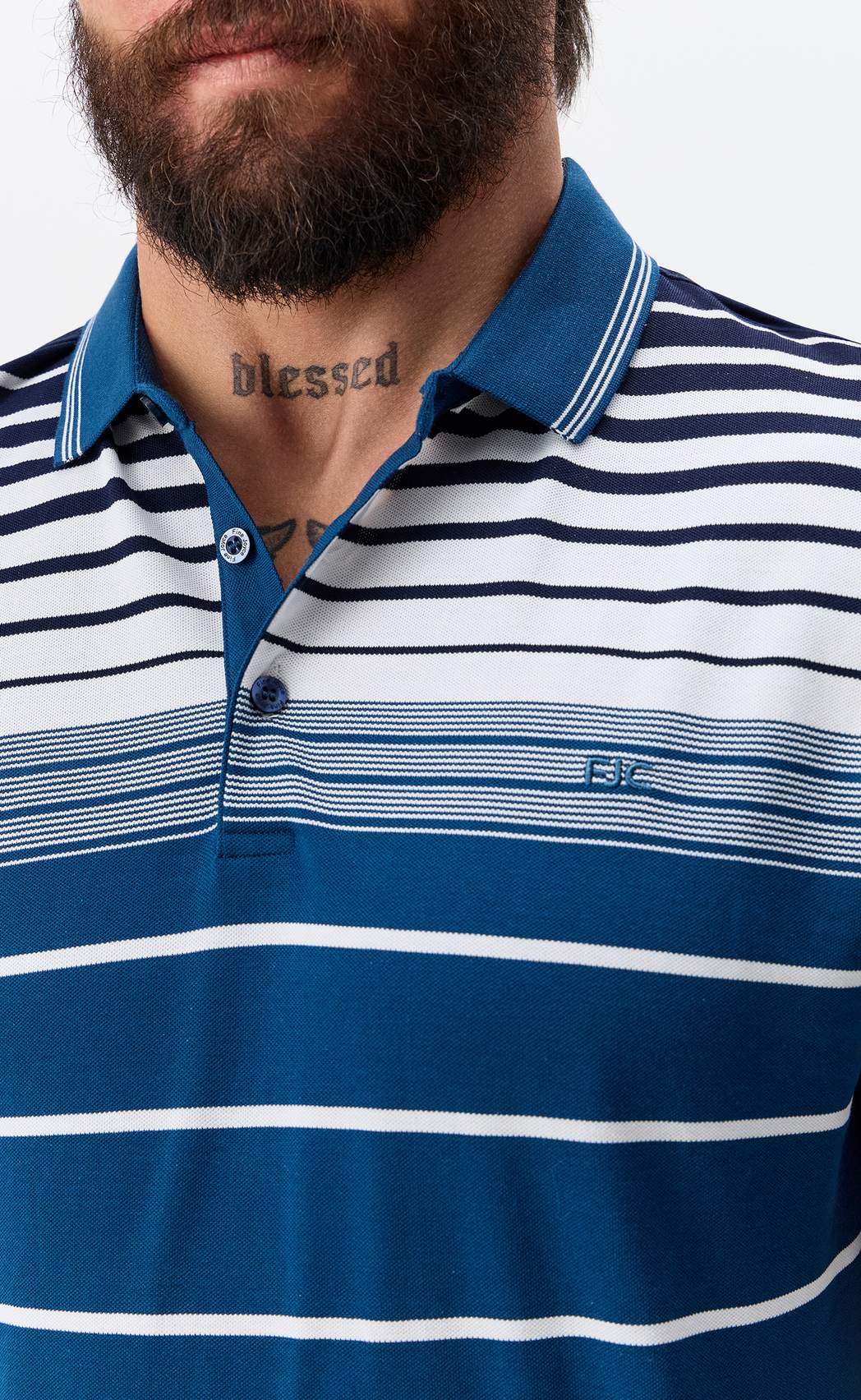 Поло F511-07-173b blue