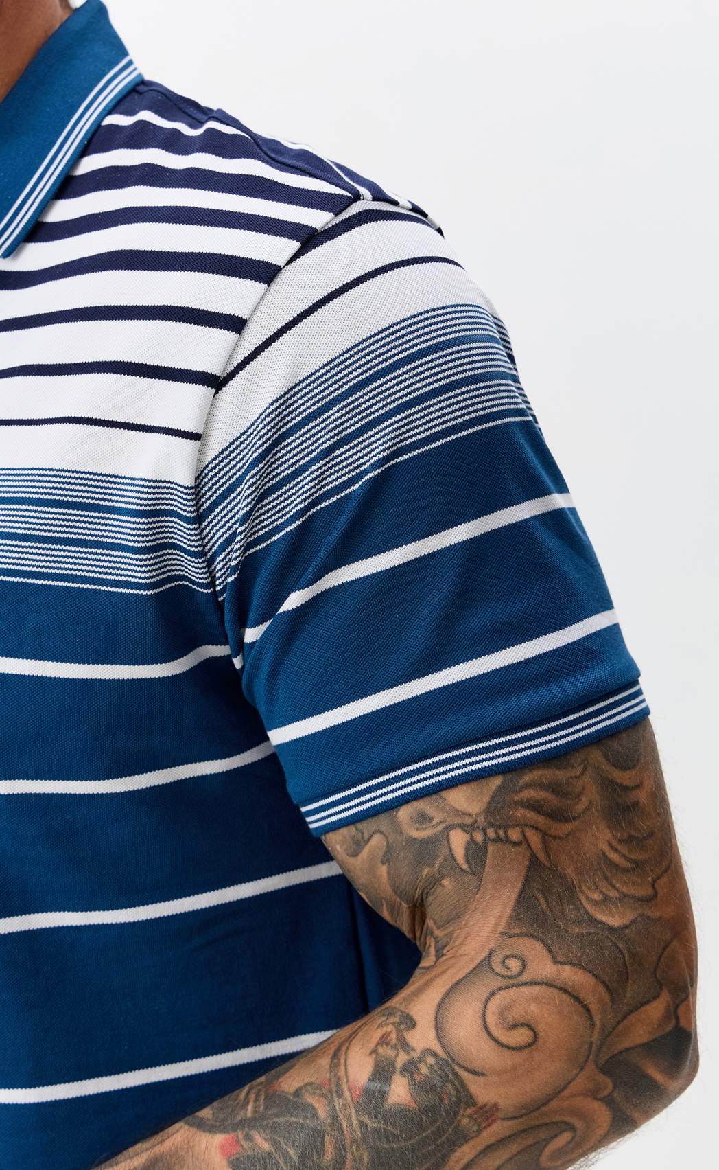 Поло F511-07-173b blue