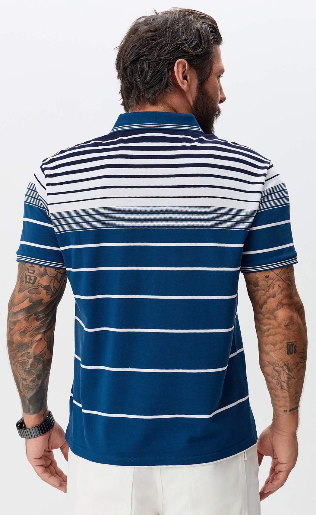 Поло F511-07-173b blue