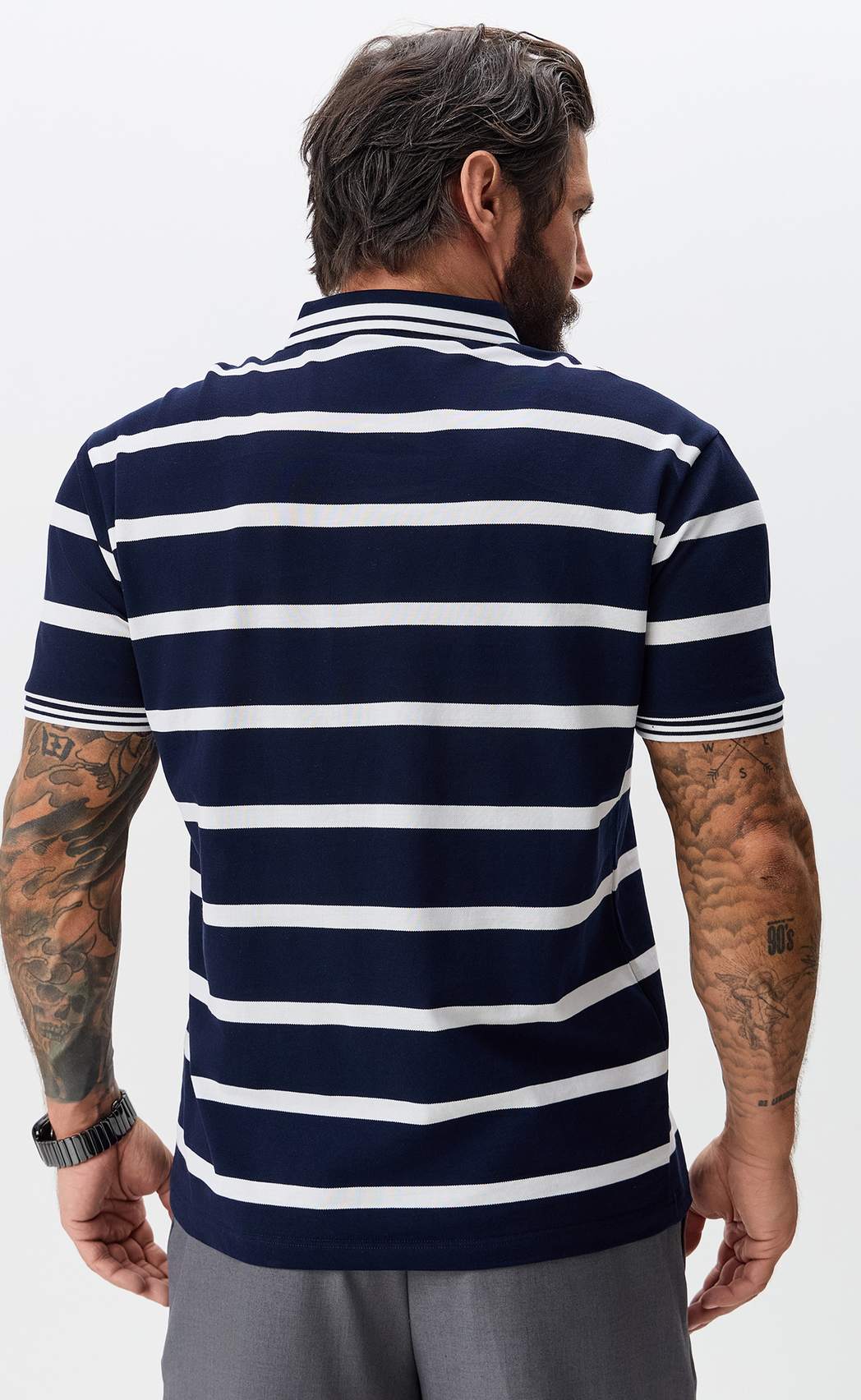 Поло F511-07-208b blue