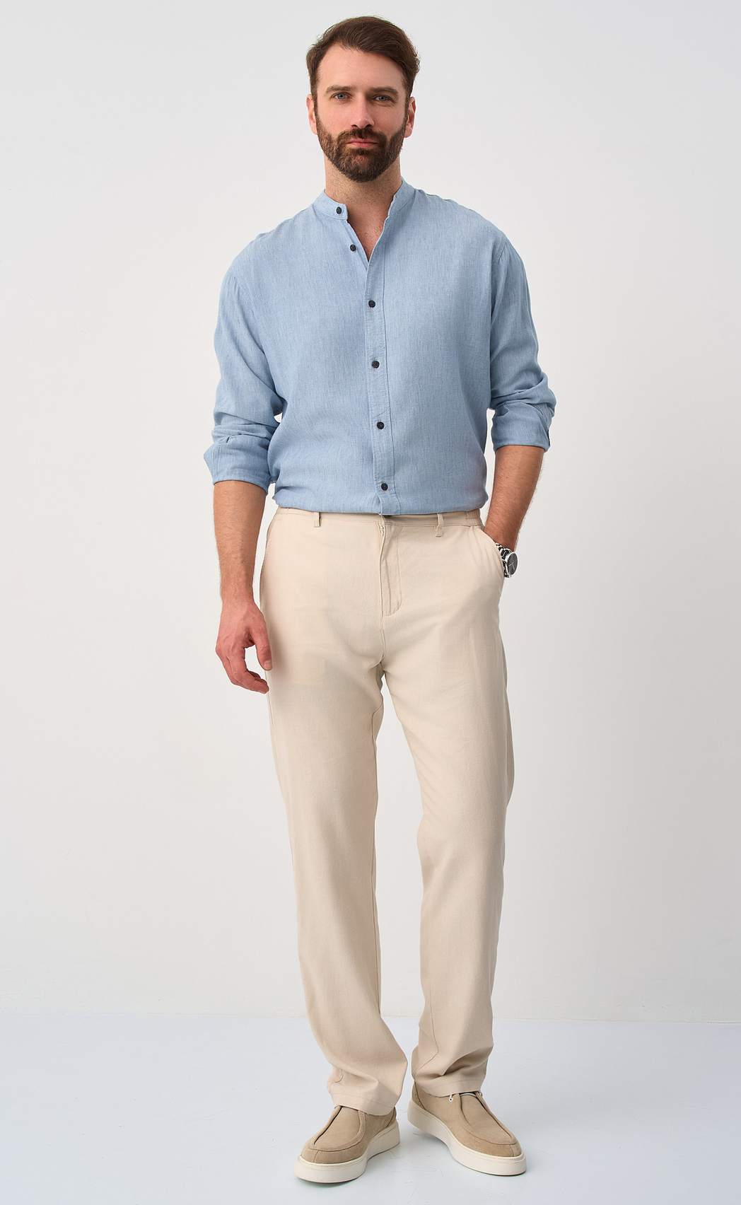 Брюки F511-0890 l.beige