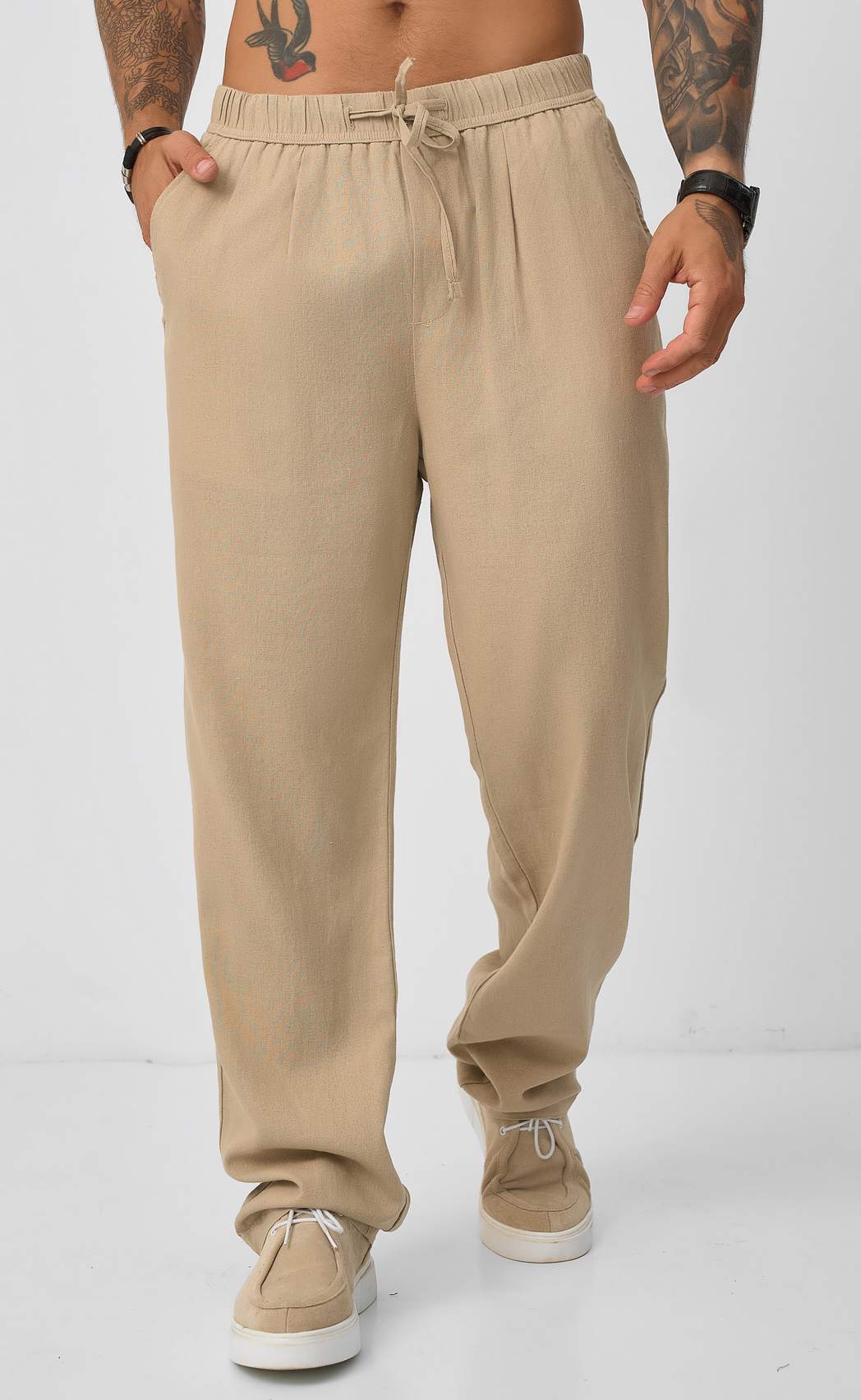 Брюки F511-0855-1 d.beige