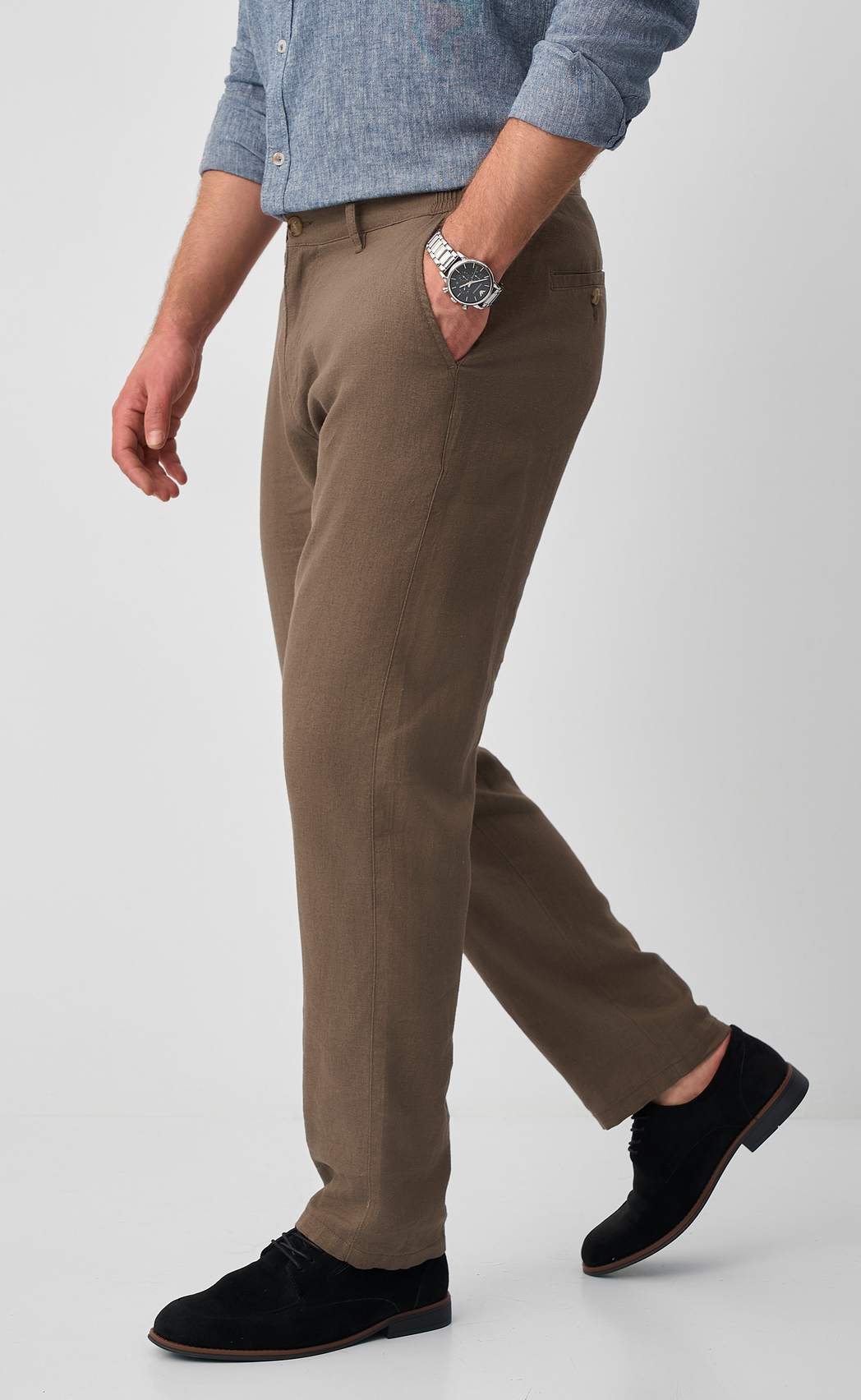 Брюки F511-0890 l.brown