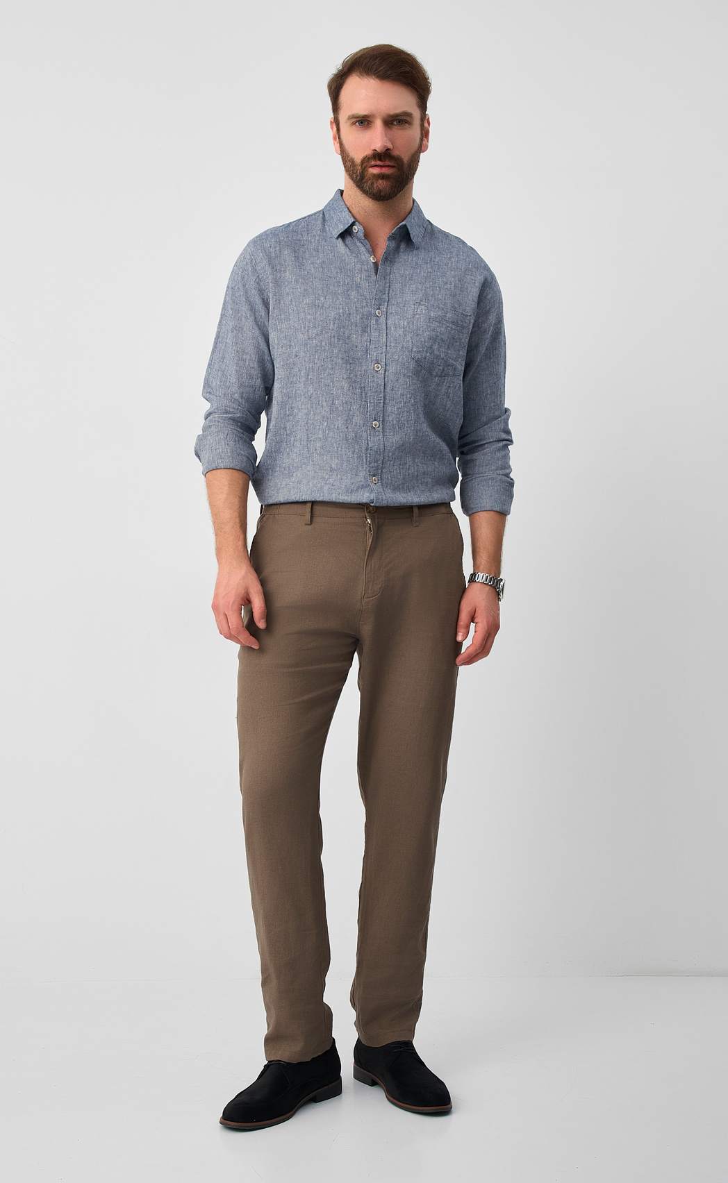 Брюки F511-0890 l.brown