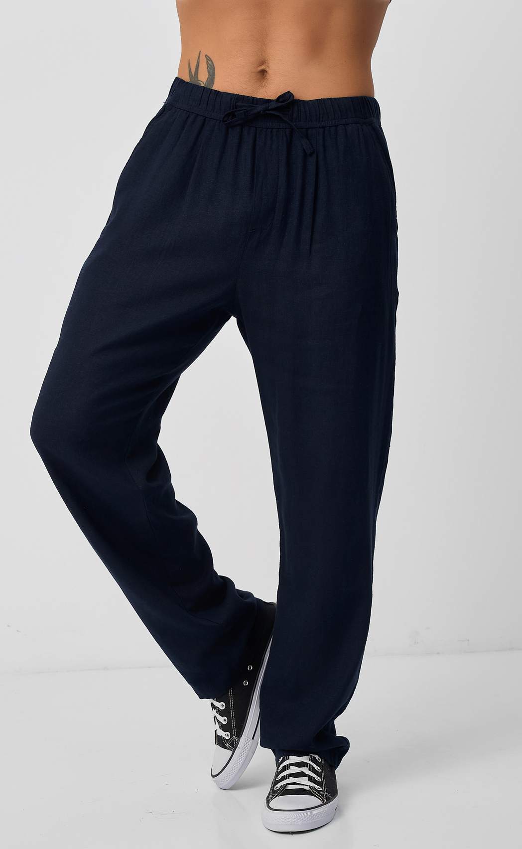 Брюки F511-0855-1 d.blue