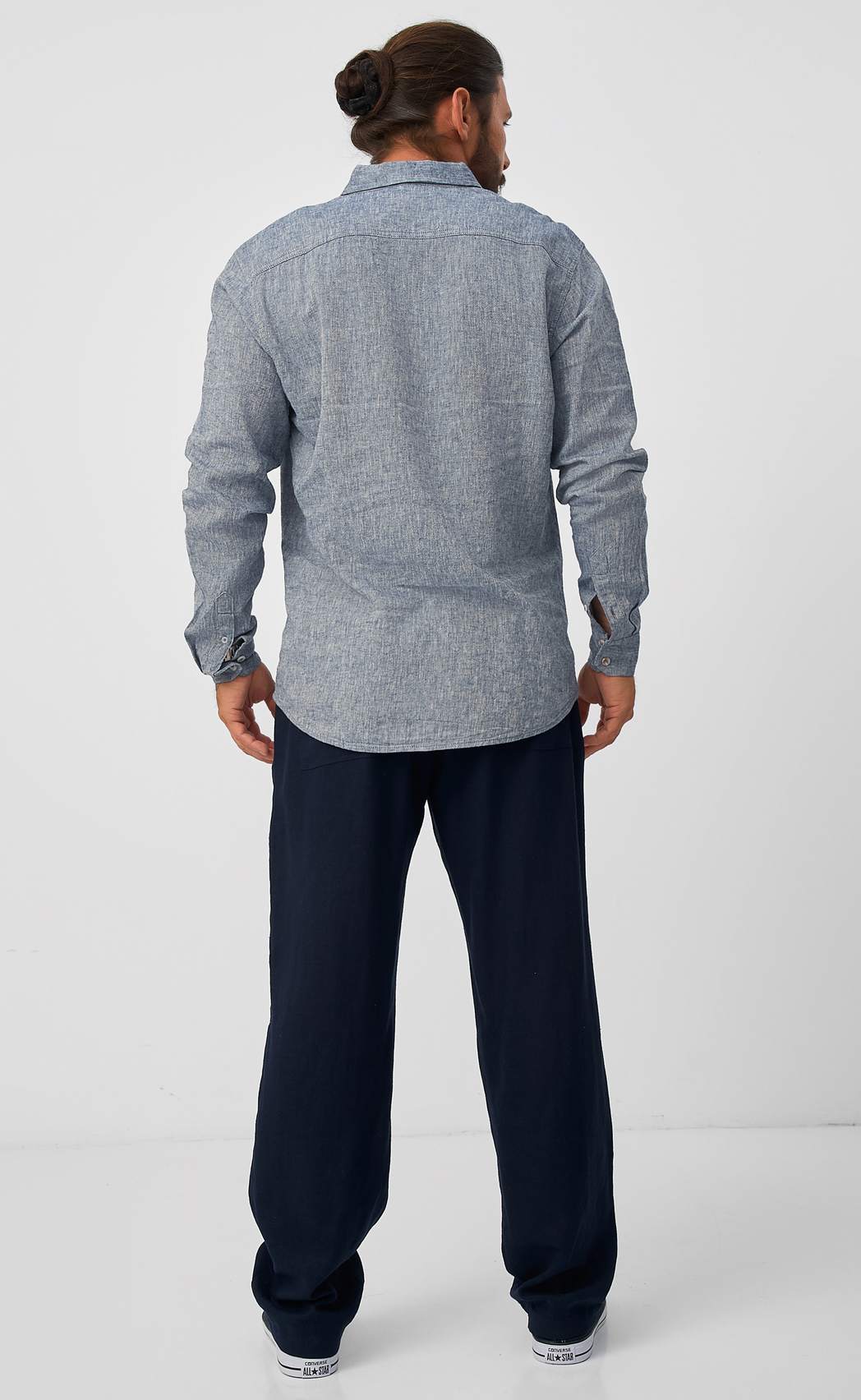 Брюки F511-0855-1 d.blue