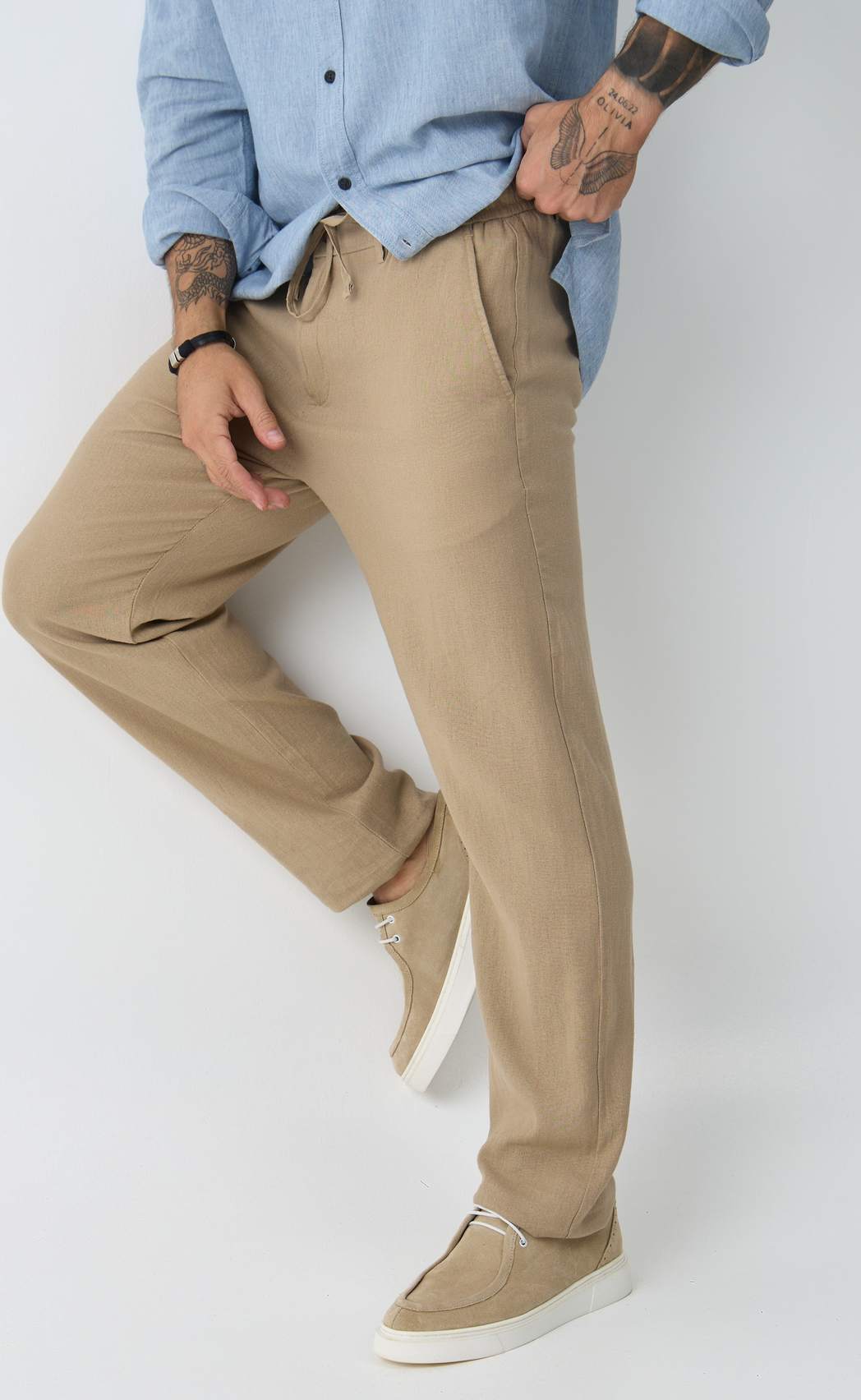 Брюки F511-0891 beige