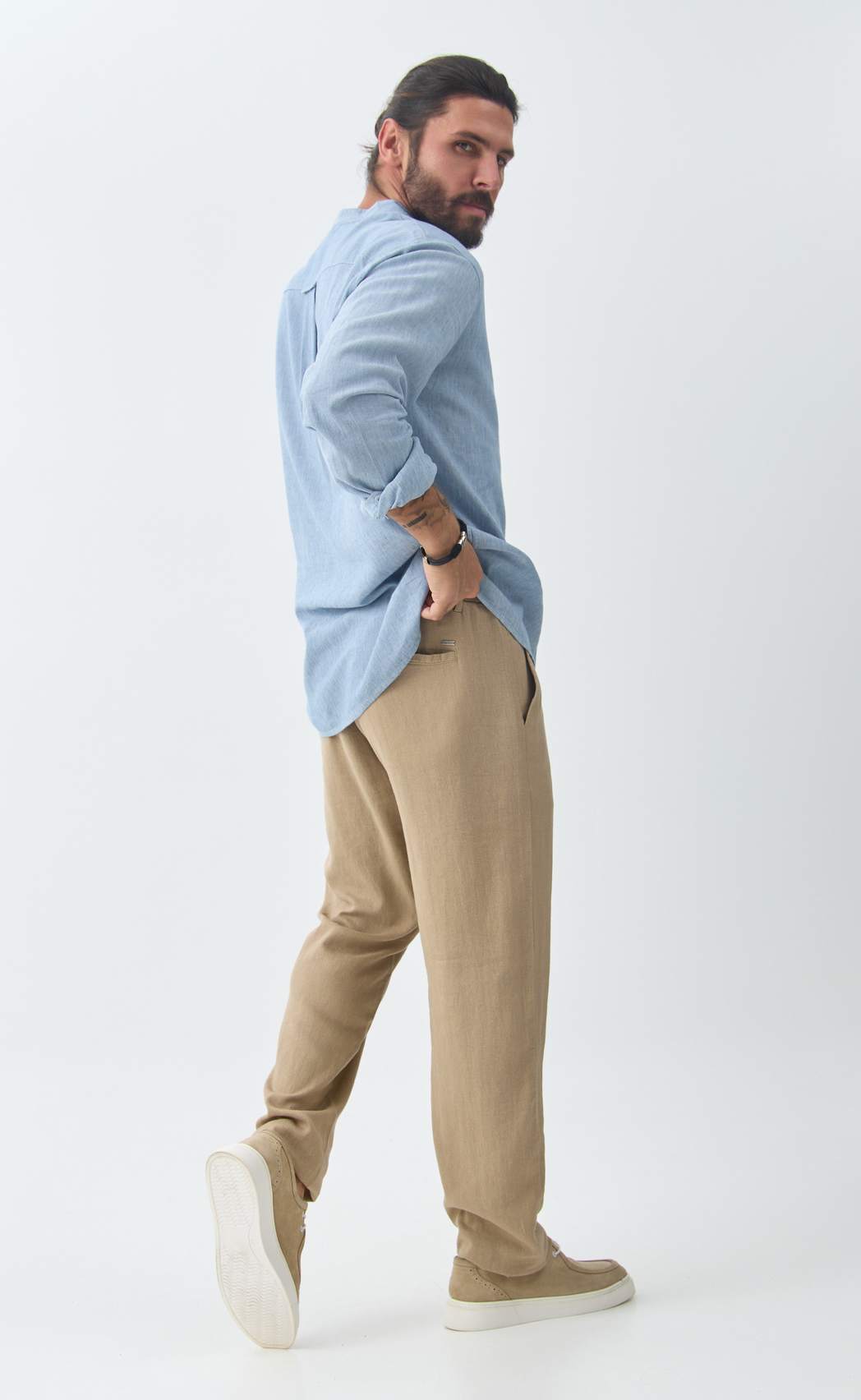 Брюки F511-0891 beige